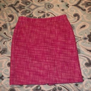 Hot pink Banana Republic pencil skirt